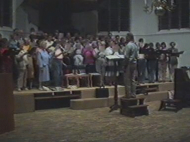 1992 Blokker: Gemengd koor Polymnia - repetitie.