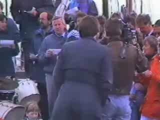 1984 Hoorn: Watersportvereniging Hoorn - Neeli Smit-Kroes blues (protestleid tegen inpoldering van de Markerwaard)