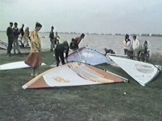 1986 Hoorn: Windsurfen - 'Hoptocht'