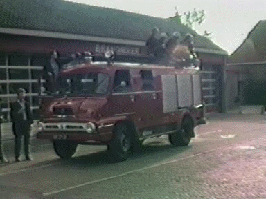 1987 Hoorn - De Weere: Brandweer - verjaardagscadeau.