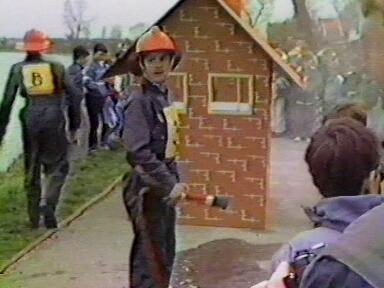 1985 Hoorn: Hoornse jeugdbrandweer.