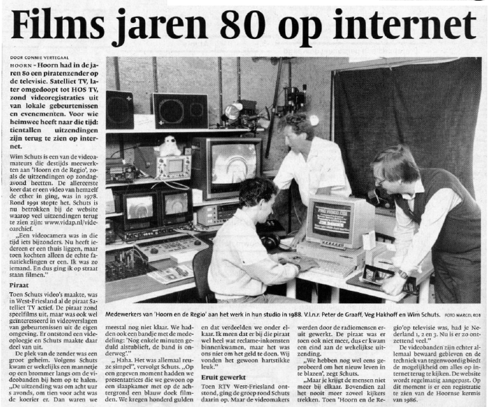 Films jaren 80 op internet [stichting HOORN en de REGIO]